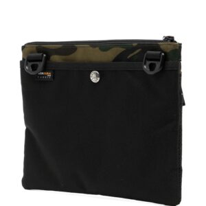 A BATHING APE® camouflage print messenger bag-ARMY GREEN