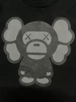 Bape x Kaws Baby Milo Tee-BLACK