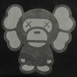 Bape x Kaws Baby Milo Tee-BLACK