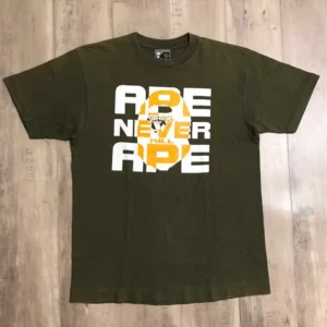 BAPE x kaws ASNKA T-shirt-GREEN