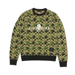 Bape x Coach Crewneck-GREEN