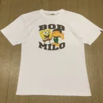 Bape x SpongeBob SquarePants Bob Milo Tee-WHITE