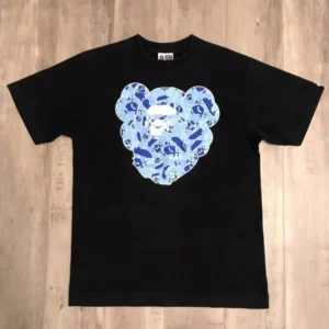 BAPE x kaws big head T-shirt-black