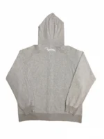 A Bathing Ape Bape X kaws Bones Full Zip Hoodie-GRAY