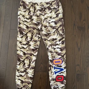 Bape x Ovo Woodland Camo Reversible Shark Sweatpant-brown