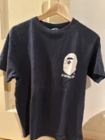 Bape x Champion Tee-NAVY