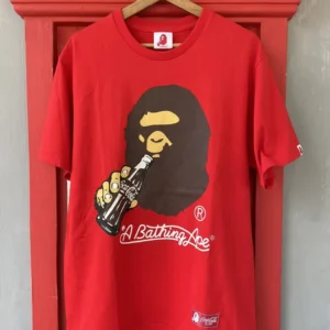 Bape x Coca Cola Classic T-shirt-RED