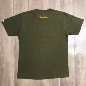 BAPE x kaws ASNKA T-shirt-GREEN