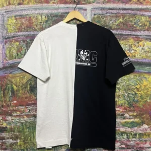 Bape x Neighborhood Split Tee-WHITE