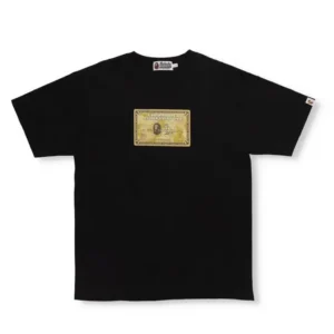 Bape x OVO Gold Card Tee-BLACK