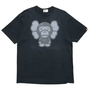 Bape x Kaws Baby Milo Tee-BLACK