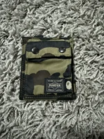 Bape x Porter 1st Camo Wallet-GREEN