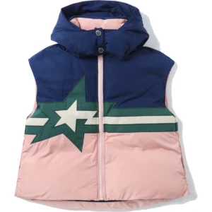 BAPY BAPE STA DOWN VEST LADIES-MULTI