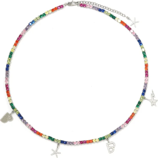 BAPE BAPY RAINBOW NECKLACE LADIES-MULTI