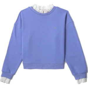 BAPE BAPY LACE SWEATSHIRT LADIES-PURPLE