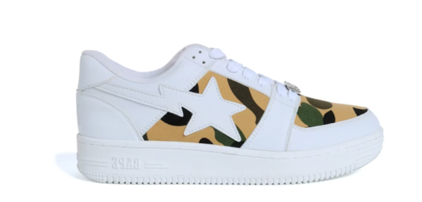 Bape 1st Camo Bape Sta Low-White