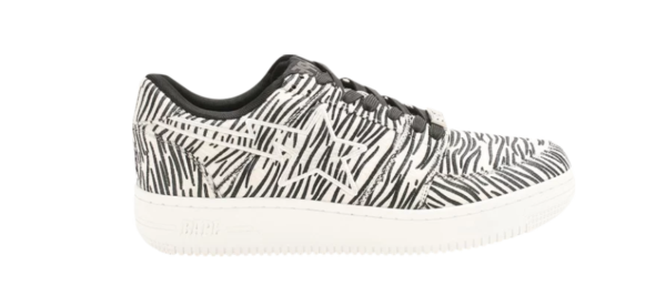 Bapesta Low M2 '20th Anniversary Pack - Zebra'