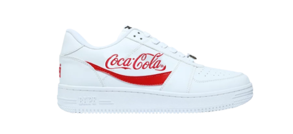 Coca-Cola x Bapesta Low 'White'