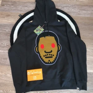 Bape x Kid Cudi Pullover Hoodie-BLACK