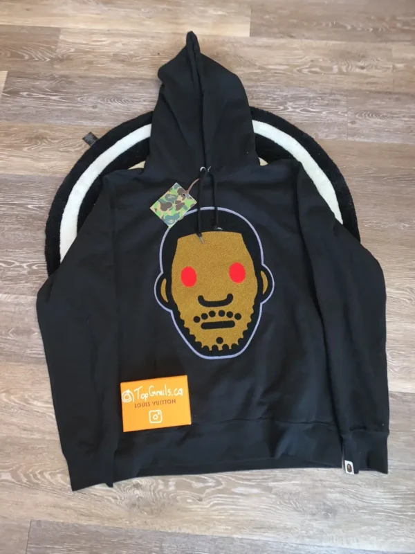 Bape x Kid Cudi Pullover Hoodie-BLACK