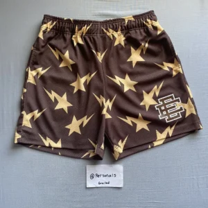 Eric Emanuel x Bape Miami Basic Shorts-BROWN
