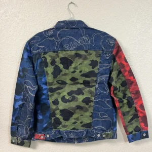 BAPE x LEVI'S MULTI COLOR TRUCKER JACKET