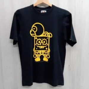 Bape x Spongebob Baby Milo Tee-BLACK