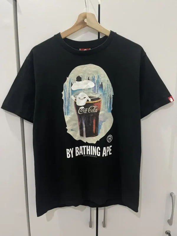 Bape x Coca Cola Head Tee-BLACK