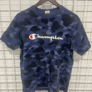 BAPE x Champion Color Camo Tee-NAVY