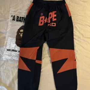 Bape x XO Track Pants-BLACK