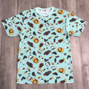 BAPE x kaws milo companion T-shirt-green