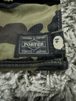 Bape x Porter 1st Camo Wallet-GREEN