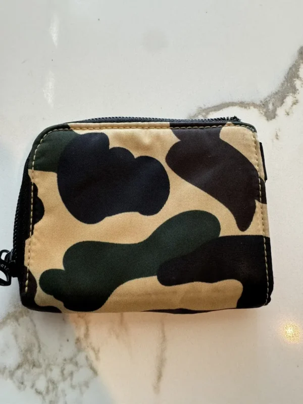 BAPE x Porter 1st camo wallet-GREEN