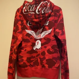 Bape x Coca Cola Red Hoodie