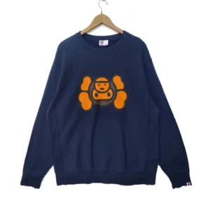 BAPE x KAWS BABY MILO SWEATSHIRT-NAVY