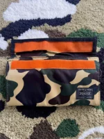 Bape x Porter 1st Camo Wallet-GREEN