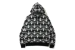 Bape X Coach Pullover Hoodie-BLACK