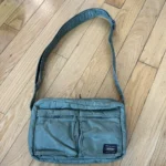 Bape X Porter Jacquard Camo Shoulder Bag-OLIVE