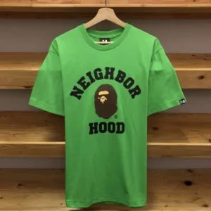 Bape x Neighborhood tee-GREEN