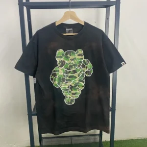 Bape x Kaws Chum Tee-BLACK