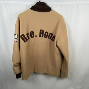 Bape x Neighborhood “Bro.Hood” Wool Jacket-BEIGE