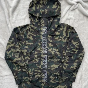 Bape x OVO Green Woodland Camo Snowboard Jacket-GREEN