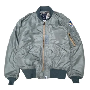 Bape x Real McCoy's L2 Flight Jacket-GRAY