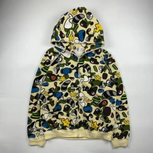 Bape x Kaws Animal Kingdom Full Zip Hoodie-MULTI